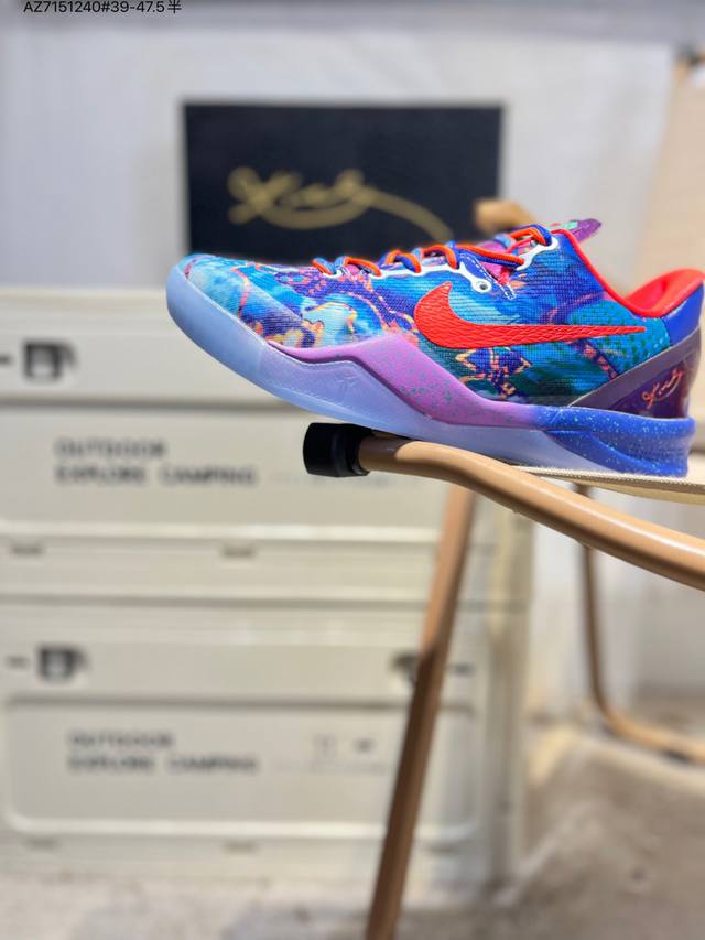 Nk Kobe 8 What The Kobe Wtk 鸳鸯 科比8代 橙蓝拼色鸳鸯 革新升级 全新复刻正确模具 独家还原 八大革新 诠释王者归来海外实战测评