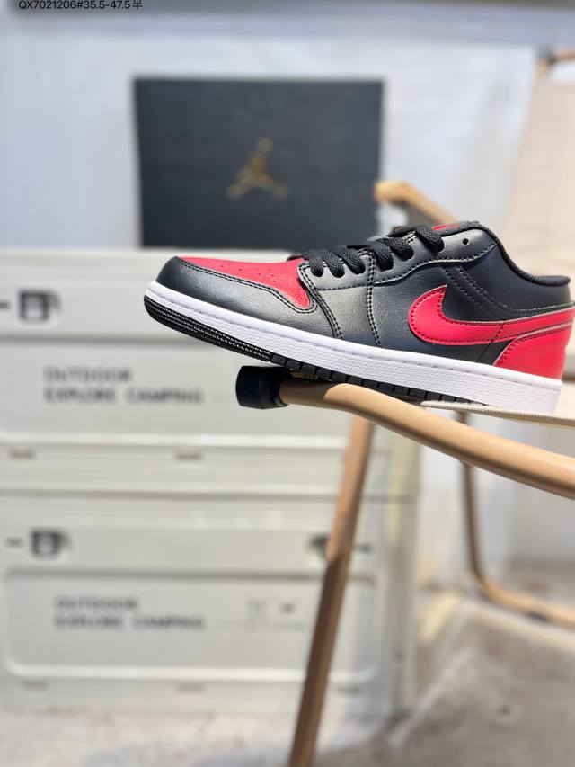 公司级头层皮乔丹Air Jordan 1 Low Aj1低帮系列篮球鞋 官方同步配色 原装级产物 #拒绝公底 立体鞋型 细节完美 高清洁度553558 Qx70