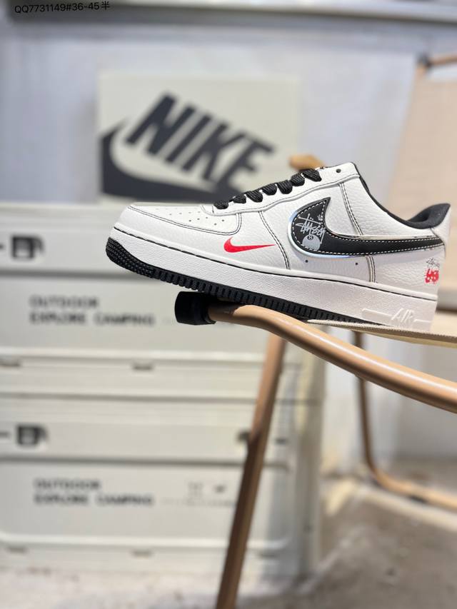 福利特价 公司级头层皮Nk Air Force 1'07 Low 空军一号低帮休闲板鞋 #定制皮料 原楦原纸板 纯正空军版型 高清洁度 内置全掌气垫Dq6628