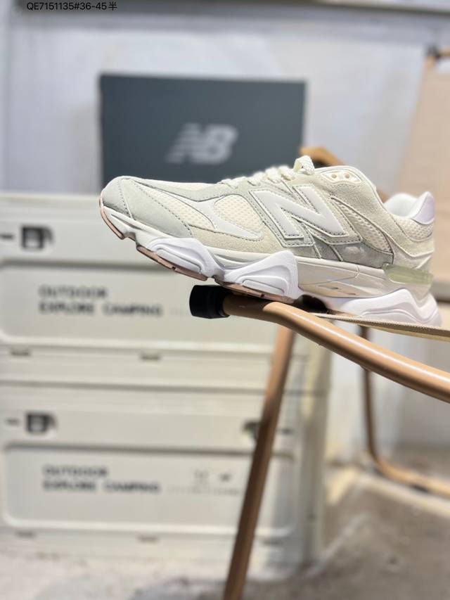 Joe Freshgoods X New Balance Nb9060 联名款 复古休闲运动慢跑鞋 鞋款灵感源自设计师本人对夏日的怀日回忆。鞋面大身由空间双格及