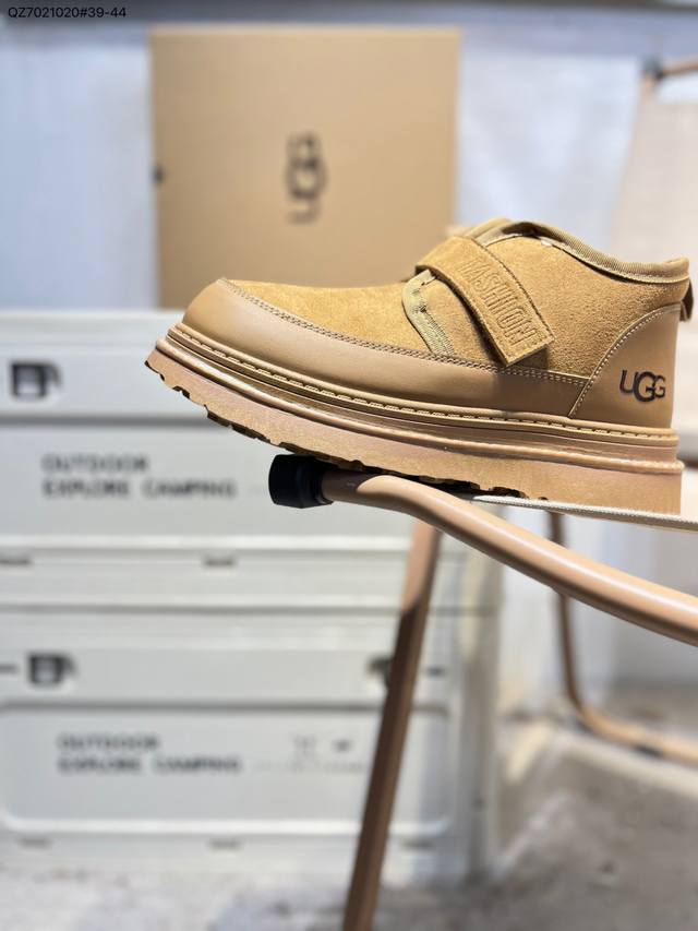 Ugg 雪地靴 防水麂绒皮革鞋面 美国轻奢品牌Ugg W Neuel尼瓦尔系列秋冬新款防污系列休闲保暖2103 Qz7021020#39-44