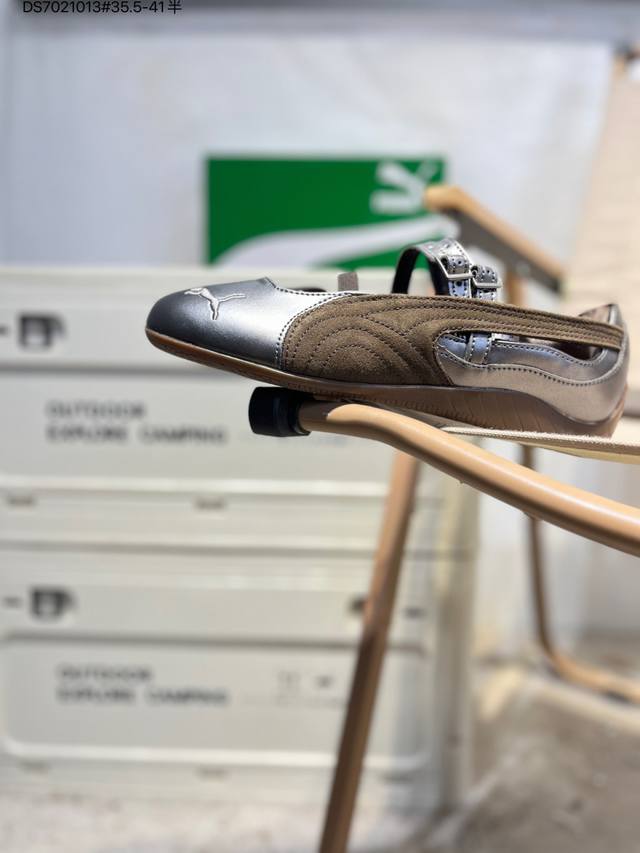 puma Speedcat Ballet Wns彪马 防滑耐磨 生活休闲运动 芭蕾鞋 官方货号:408197 Ds7021013#35.5-41半