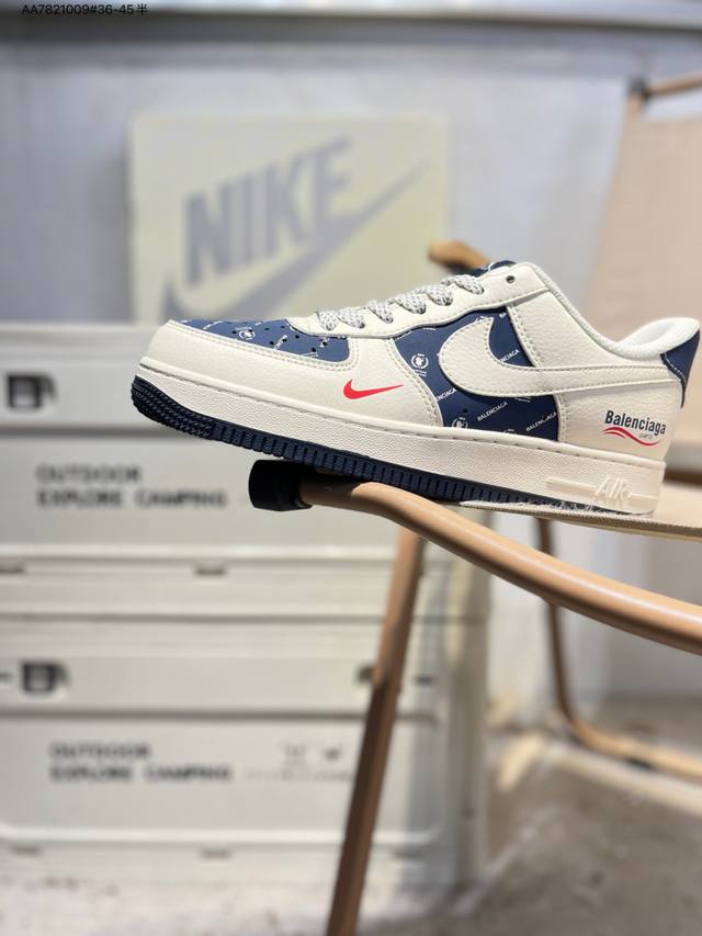 公司级头层皮Nk Air Force 1'07 Low 空军一号低帮休闲板鞋 #定制皮料 原楦原纸板 纯正空军版型 高清洁度 内置全掌气垫Xs1958 Aa78