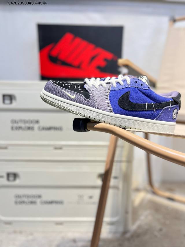 公司级头层皮乔丹Air Jordan 1 Low Aj1低帮系列篮球鞋 官方同步配色 原装级产物 #拒绝公底 立体鞋型 细节完美 高清洁度Ih2309 Qa78