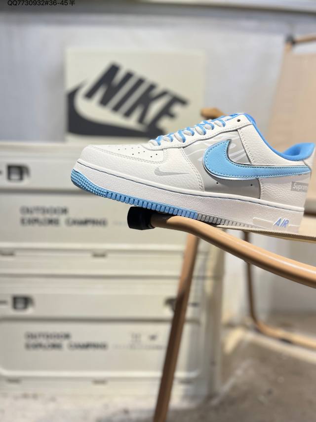 Nk Air Force 1'07 Low 空军一号低帮休闲板鞋 #定制皮料 原楦原纸板 纯正空军版型 高清洁度 内置全掌气垫Dq6628 Qq7730932#