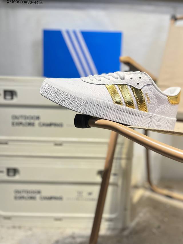 Adidas Sambarose W Cny 百搭单品 阿达迪斯 Adidas三叶草 Sambarose W Cny 杨同幂款低厚帮底板鞋 Adidas Sam