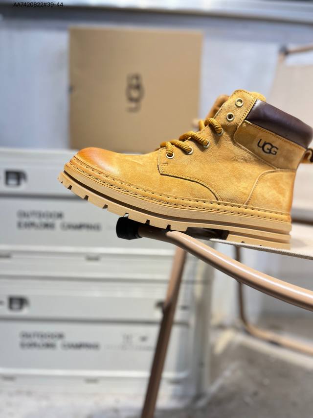 Ugg 雪地靴 防水麂绒皮革鞋面 美国轻奢品牌Ugg W Neuel尼瓦尔系列秋冬新款防污系列休闲保暖2103 Aa7420822#39-44