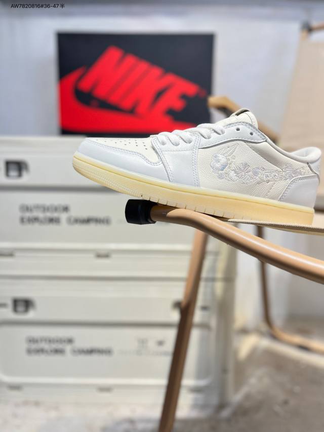 公司级头层皮乔丹Air Jordan 1 Low Aj1低帮系列篮球鞋 官方同步配色 原装级产物 #拒绝公底 立体鞋型 细节完美 高清洁度If4391 Aw78
