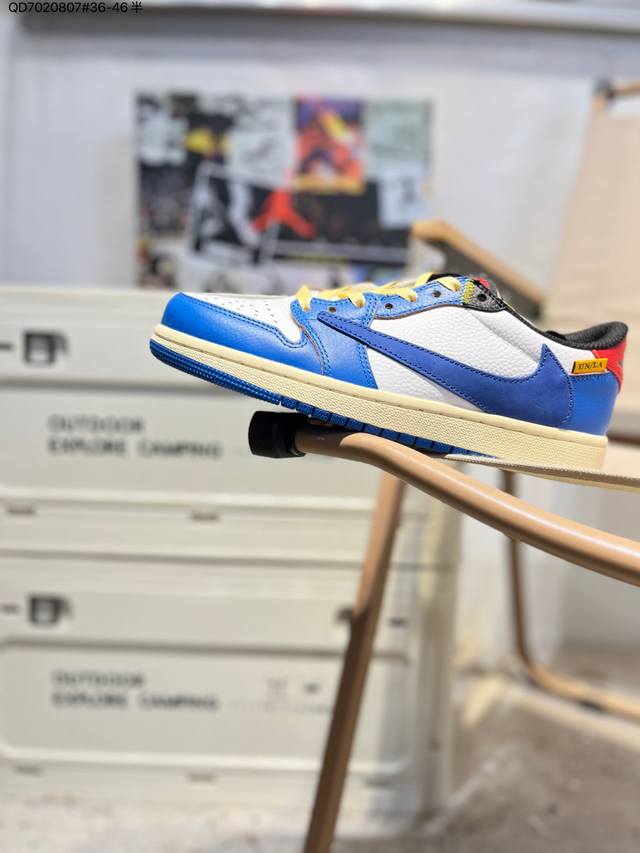 公司级头层皮乔丹Air Jordan 1 Low Aj1低帮系列篮球鞋 官方同步配色 原装级产物 #拒绝公底 立体鞋型 细节完美 高清洁度Dm7866 Qd70