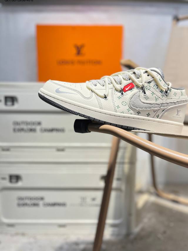 公司级头层皮乔丹Air Jordan 1 Low Aj1低帮系列篮球鞋 官方同步配色 原装级产物 #拒绝公底 立体鞋型 细节完美 高清洁度Yx5066 Qe77