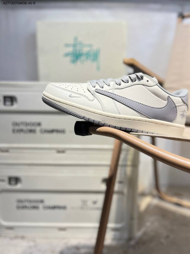 公司级头层皮乔丹Air Jordan 1 Low Aj1低帮系列篮球鞋 官方同步配色 原装级产物 #拒绝公底 立体鞋型 细节完美 高清洁度Cs5288 Az77