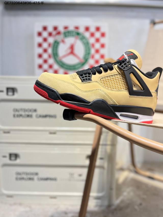 Air Jordan 4 Retro Black Military Blue 迈克尔 乔丹Aj4代中帮复古休闲运动文化篮球鞋 Ih2094 Qe7320643#