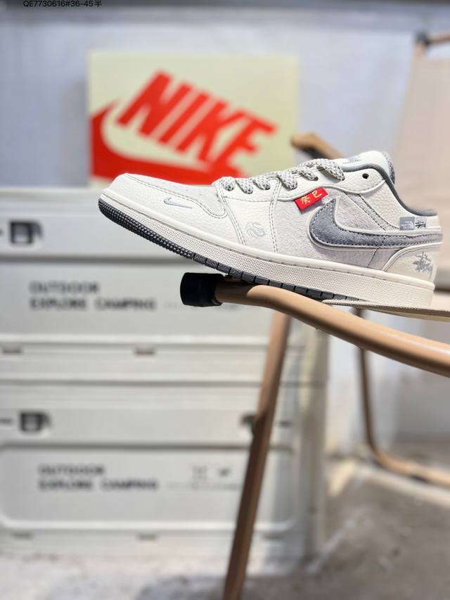 公司级头层皮乔丹Air Jordan 1 Low Aj1低帮系列篮球鞋 官方同步配色 原装级产物 #拒绝公底 立体鞋型 细节完美 高清洁度Yx5066 Qe77