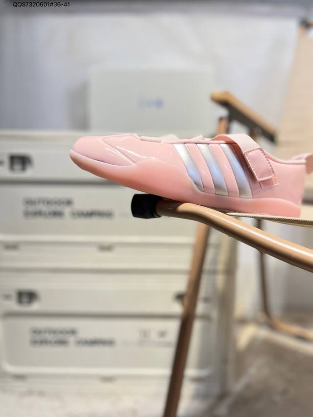 阿迪达斯 Adidas Originals Taekwondo By Ch X Edc运动舒适防滑耐磨低帮训练鞋魔术贴Jr6485 Qqs7320601#36-