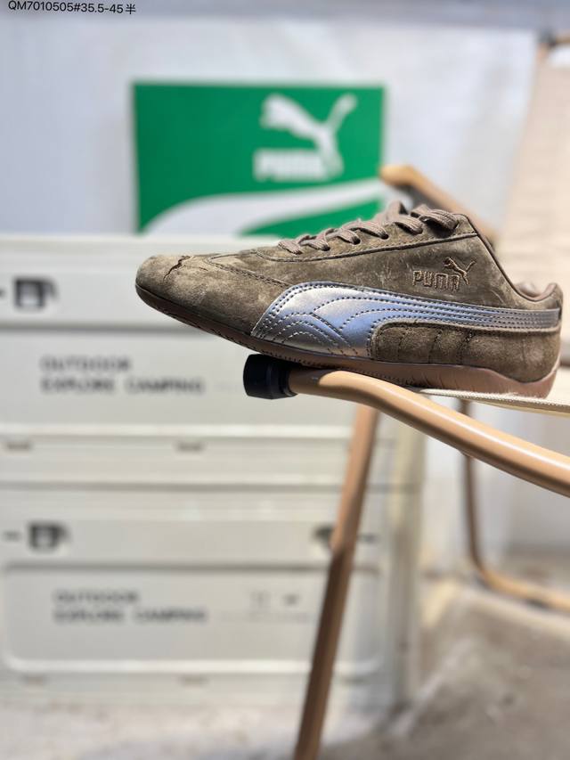 The Open product X puma Speedcat 极速赛车系列彪马低帮生活休闲鞋 原装档案原数据纸版楦型 采用原厂固色翻毛皮鞋面材质 二次成型'