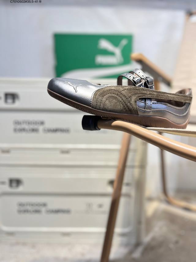 puma Speedcat Ballet Wns彪马 防滑耐磨 生活休闲运动 芭蕾鞋 官方货号:408197 C7010502#35.5-41半