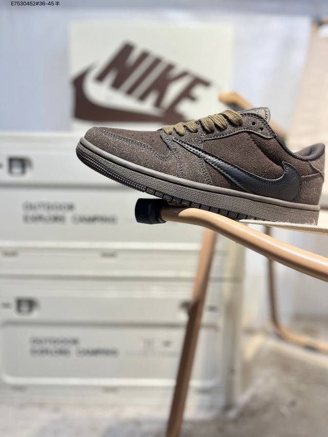 福利特价Air Jordan 1 Low Golf Sp Neutral Oliv Aj1乔丹一代高尔夫版系列低帮经典复古文化休闲运动鞋“Ts联名倒钩”Do54