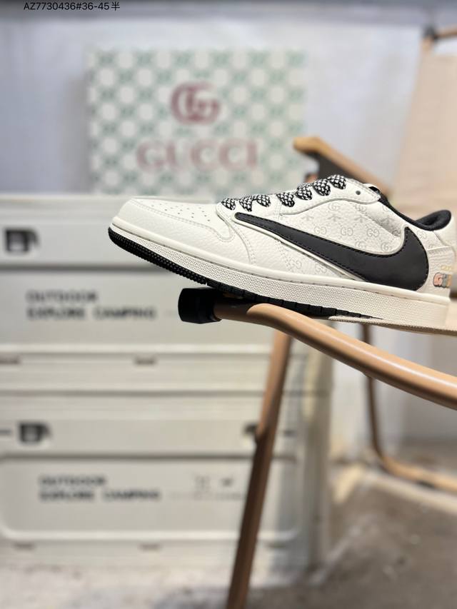 公司级头层皮乔丹Air Jordan 1 Low Aj1低帮系列篮球鞋 官方同步配色 原装级产物 #拒绝公底 立体鞋型 细节完美 高清洁度Cs5288 Az77