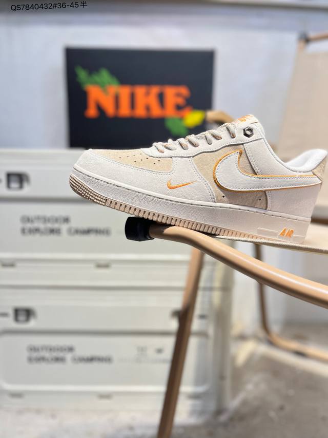 Nk Air Force 1'07 Low 空军一号低帮休闲板鞋 #定制皮料 原楦原纸板 纯正空军版型 高清洁度 内置全掌气垫Dy9867 Qs7840432#