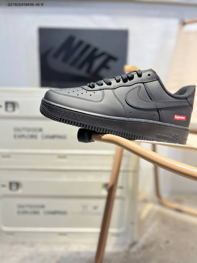 Nk Air Force 1'07 Low 空军一号低帮休闲板鞋 #定制皮料 原楦原纸板 纯正空军版型 高清洁度 内置全掌气垫Cu9225 Qz7820419#