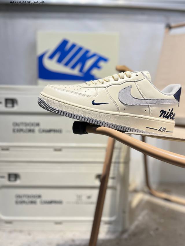 Nk Air Force 1'07 Low 空军一号低帮休闲板鞋 #定制皮料 原楦原纸板 纯正空军版型 高清洁度 内置全掌气垫Nh0601 Aa7770417#
