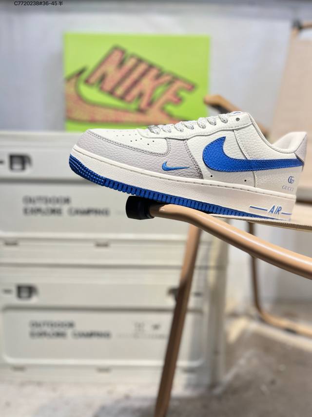 福利特价 公司级头层皮Nk Air Force 1'07 Low 空军一号低帮休闲板鞋 #定制皮料 原楦原纸板 纯正空军版型 高清洁度 内置全掌气垫Kx2532