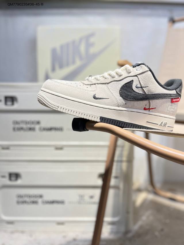 福利特价 公司级头层皮Nk Air Force 1'07 Low 空军一号低帮休闲板鞋 #定制皮料 原楦原纸板 纯正空军版型 高清洁度 内置全掌气垫Sj6698