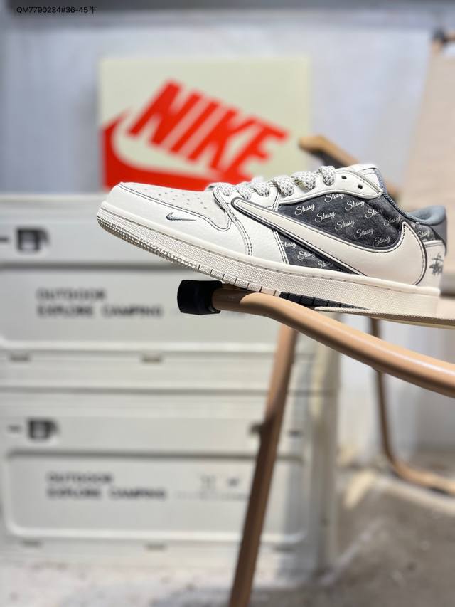 福利特价 公司级头层皮乔丹Air Jordan 1 Low Aj1低帮系列篮球鞋 官方同步配色 原装级产物 #拒绝公底 立体鞋型 细节完美 高清洁度Sj2068