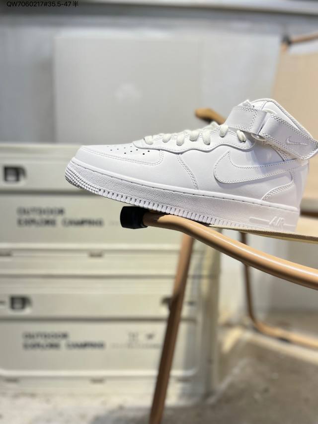 Nk Air Force 1'07 Low 空军一号中帮休闲板鞋 #定制皮料 原楦原纸板 纯正空军版型 高清洁度 内置全掌气垫Cw2289 Qw7060217#