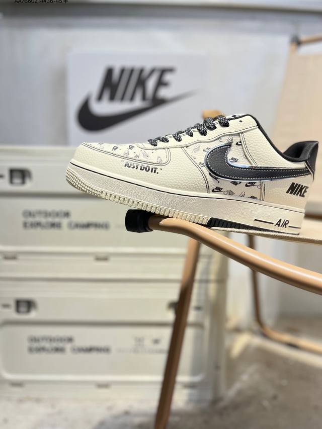 Nk Air Force 1'07 Low 空军一号低帮休闲板鞋 #定制皮料 原楦原纸板 纯正空军版型 高清洁度 内置全掌气垫Df0188 Aa7660214#