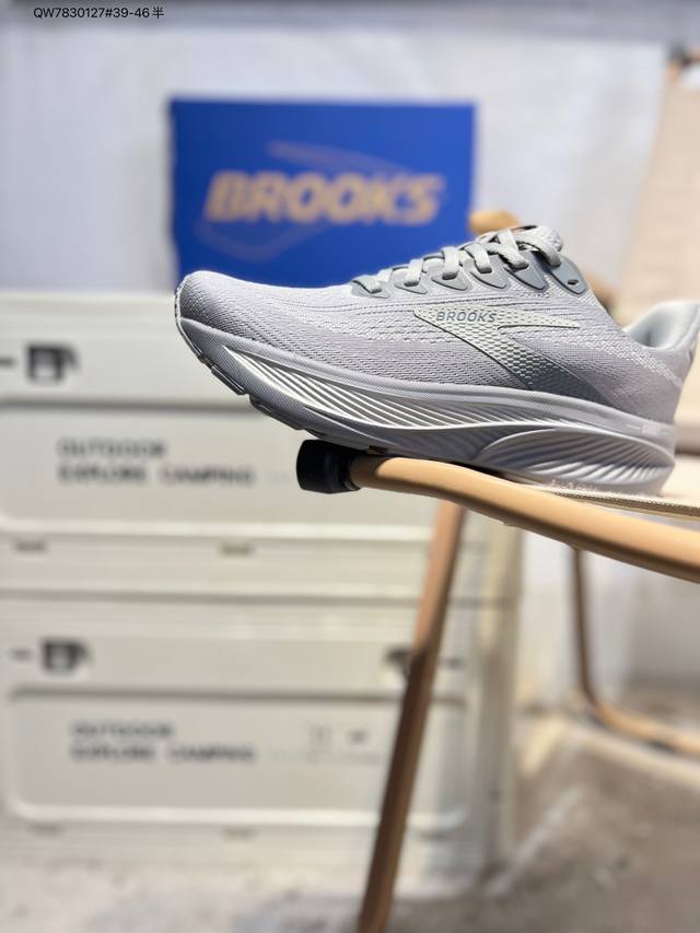 Brooks Ghost 17布鲁克斯 低帮透气缓震轻盈跑步鞋 采用改进工程空气网眼组合热熔工艺 鞋面材质搭载Dna Loft V2密度泡棉缓震系统 中底外置防