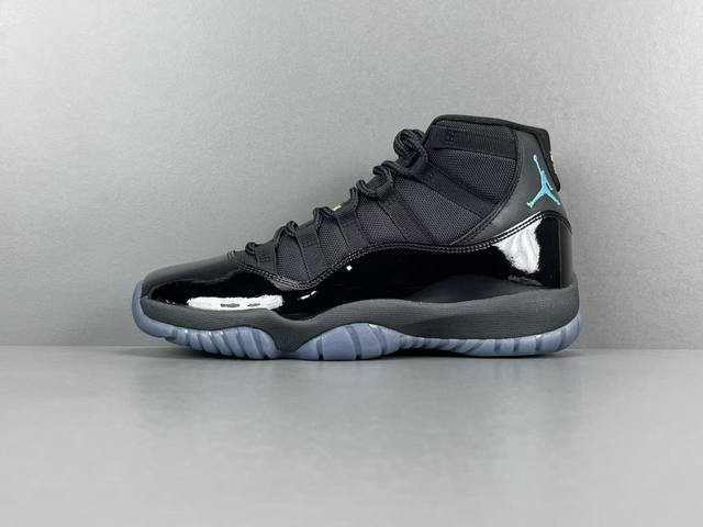 价格p下调！ 渠道优势 ！ Og版 Aj11 Jordan Air Jordan 11 Gamma Blue 耐磨 中帮 复古篮球鞋 男款 黑蓝 复刻版 尺码4