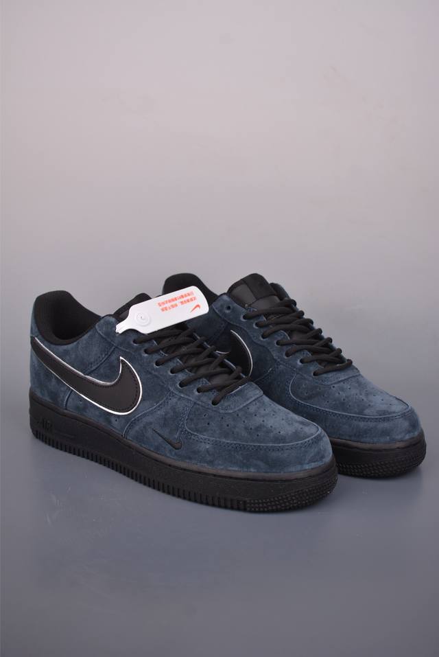 Nike Air Force 1 Low 麂皮墨绿 原楦头原纸板 打造纯正空军版型 专注外贸渠道 全掌内置蜂窝气垫 原盒配件 原厂中底钢印、拉帮完美 官方货号: