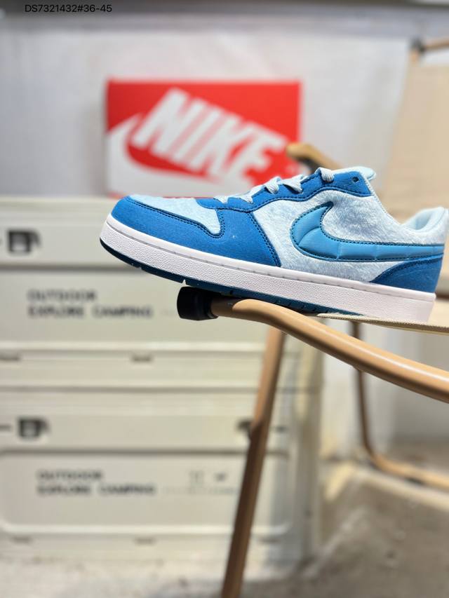 Nk Court Borough 小空军百搭透气休闲运动板鞋 经典耐用的设计 兼顾舒适脚感和出众风范 演绎匠心之作 结构性的支撑贴合感结合复古篮球设计 塑就场外