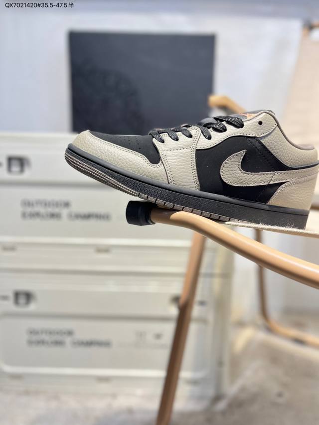 公司级头层皮乔丹Air Jordan 1 Low Aj1低帮系列篮球鞋 官方同步配色 原装级产物 #拒绝公底 立体鞋型 细节完美 高清洁度Ib7109 Qx70