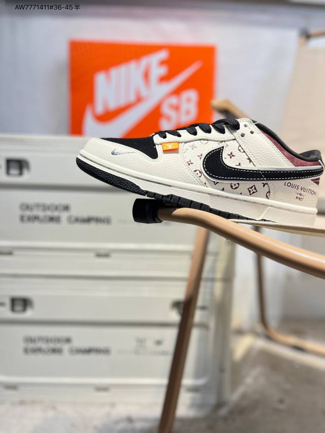 Lv X Nike Sb Dunk Low 大厂出品 极力推荐 新配色 原装头层材料 独家版型蒸餾加工 帶來的是更好的视觉和脚感体验 大厂纯原品质出货 清洁度