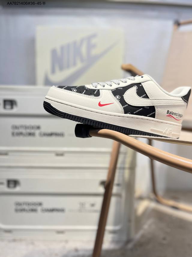 Nk Air Force 1'07 Low 空军一号低帮休闲板鞋 #定制皮料 原楦原纸板 纯正空军版型 高清洁度 内置全掌气垫Xs1958 Aa7821406#