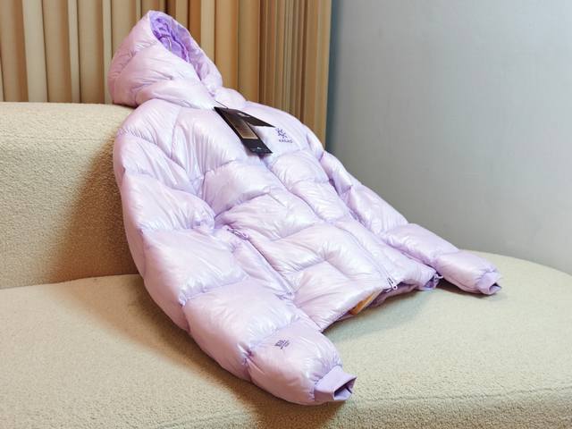 渠道优势 ！ 外贸保真版 凯乐石 Kailas 凯乐石5000Gt 拒水1000蓬鹅绒连帽雪山羽绒服 25年版 男女同款 配色:玉雪粉。 尺码:Xs、S、M、L