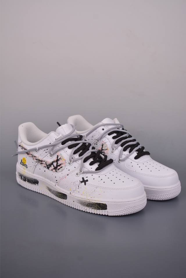 Nike Air Force 1 Low 野涂日记 解构绑带 原楦头原纸板 打造纯正空军版型 专注外贸渠道 全掌内置蜂窝气垫 原盒配件 原厂中底钢印、拉帮完美