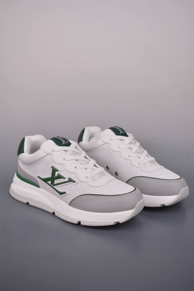 Louis Vuitton 路易威登 Lv Trainer Nigo联名 Fw25 牛皮革 广奢高端货 原楦原纸版开模，鞋型立体饱满 零毛边、零溢胶、零线头瑕疵