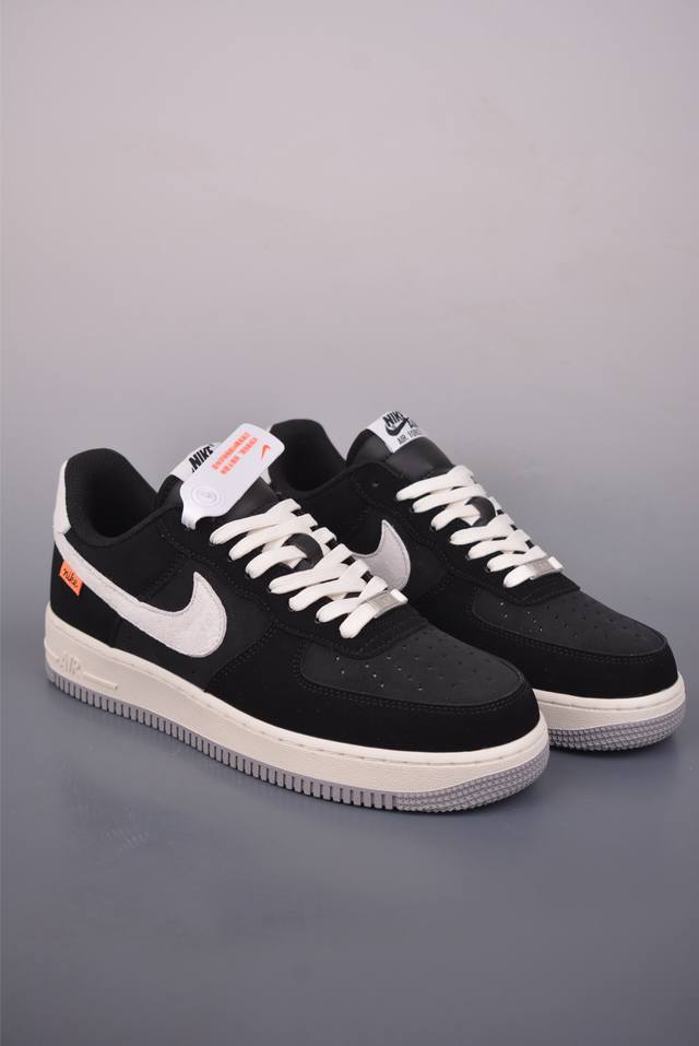Nike Air Force 1 Low 墨灰 原楦头原纸板 打造纯正空军版型 专注外贸渠道 全掌内置蜂窝气垫 原盒配件 原厂中底钢印、拉帮完美 官方货号: F