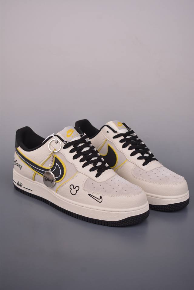 Nike Air Force 1 Low 童话迪士尼 原楦头原纸板 打造纯正空军版型 专注外贸渠道 全掌内置蜂窝气垫 原盒配件 原厂中底钢印、拉帮完美 官方货号