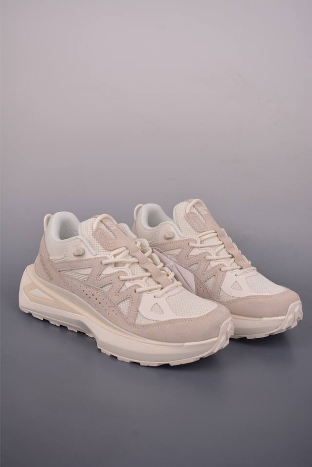 法国户外品牌-萨洛蒙 Xt-4 Og protective Low探索者系列 潮流越野机能户外休闲运动跑步鞋 采用透气网布与防护皮革组合鞋面材质 牛角扣系带开合