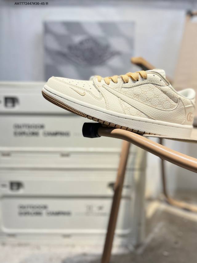 公司级头层皮乔丹Air Jordan 1 Low Aj1低帮系列篮球鞋 官方同步配色 原装级产物 #拒绝公底 立体鞋型 细节完美 高清洁度Ld2028 Aw77