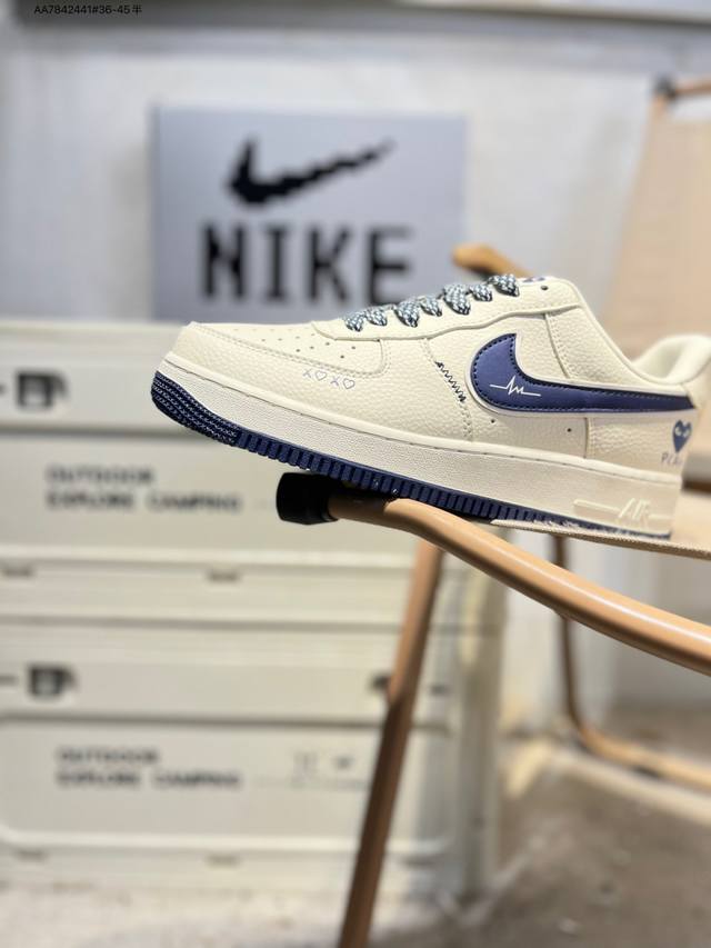 Nk Air Force 1'07 Low 空军一号低帮休闲板鞋 #定制皮料 原楦原纸板 纯正空军版型 高清洁度 内置全掌气垫Ld1999 Aa7842441#