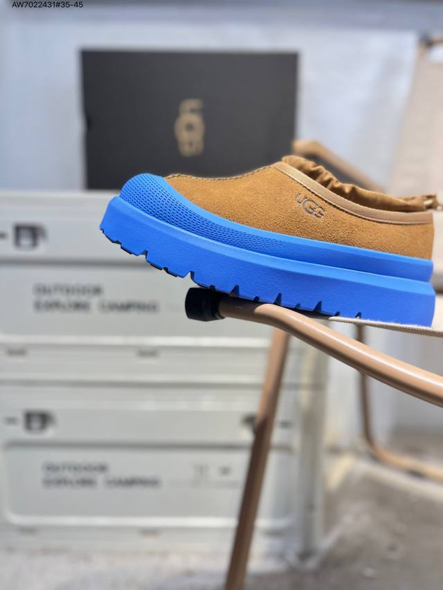 Ugg 百搭单品 秋冬新品,机能撞色王一博代言热门大爆款！ 半包头套脚进口隆丰一级羊皮毛一体 代购专供品质 高弹Modern中底 外置防滑大底 套脚抽绳设计 穿