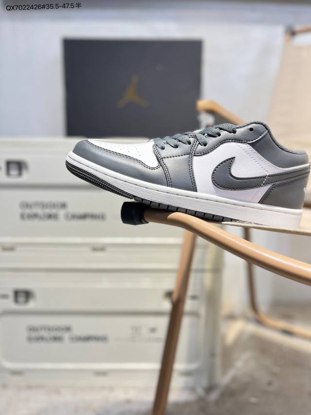 公司级头层皮乔丹Air Jordan 1 Low Aj1低帮系列篮球鞋 官方同步配色 原装级产物 #拒绝公底 立体鞋型 细节完美 高清洁度553558 Qx70