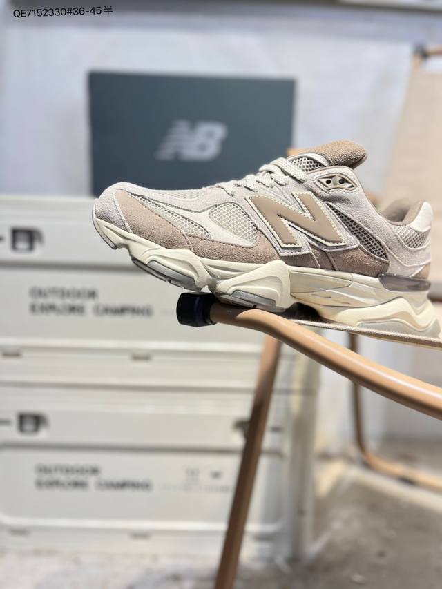 Joe Freshgoods X New Balance Nb9060 联名款 复古休闲运动慢跑鞋 鞋款灵感源自设计师本人对夏日的怀日回忆。鞋面大身由空间双格及