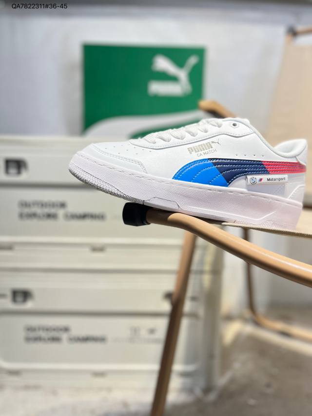 puma Ferrari Ca Match 彪马 防滑耐磨低帮休闲板鞋 设计灵感源自90及00一代的滑板运动文化 简约又不失设计巧思的帅气风格让它轻松驾驭日常休