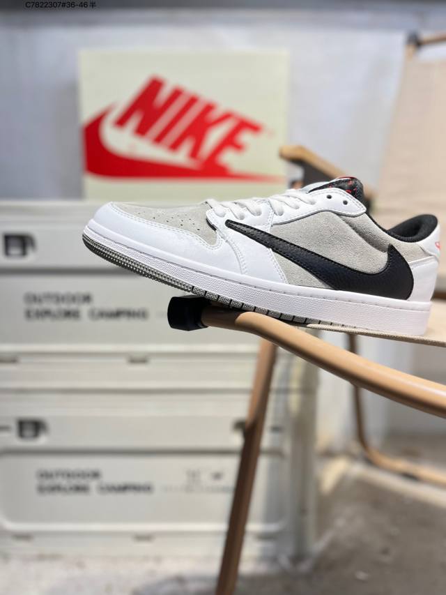Air Jordan 1 Low Golf Sp Neutral Oliv Aj1乔丹一代高尔夫版系列低帮经典复古文化休闲运动鞋“Ts联名倒钩”Dm7866 C